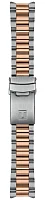 Paski i części Bransoleta Stalowa Tissot 20mm Bicolor Różowe Złoto PR516 T605050598