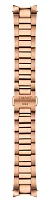 Paski i części Bransoleta Stalowa Tissot 20mm Różowe Złoto PR 100 T605051235