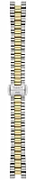 Paski i części Bransoleta Stalowa Tissot 4,95mm Bicolor Żółte Złoto Desir T605050200