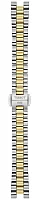 Paski i części Bransoleta Stalowa Tissot 4,95mm Bicolor Żółte Złoto Desir T605050200