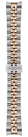 Paski i części Bransoleta Stalowa Tissot Bicolor Różowe Złoto 16mm Ballade Lady T605050371