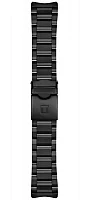 Paski i części Bransoleta Stalowa Tissot Czarna 22mm Supersport Chrono T605044988