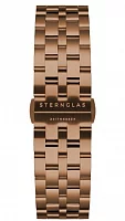 Paski i części Bransoleta Sternglas Stalowa 20mm Srebrna S03-ME15-SET