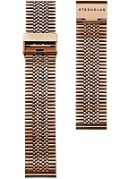 Paski i części Bransoleta Sternglas SuperSlim 20mm Brąz S03-ME10