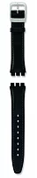 Paski i części Pasek Swatch Irony Medium Czarny BLACK FAN AYLS442