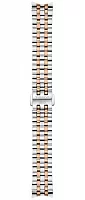 Paski i części Bransoleta Stalowa Tissot Bicolor Różowe Złoto 16mm Carson T605043959