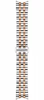 Paski i części Bransoleta Stalowa Tissot Bicolor Różowe Złoto 20mm Carson T605043650
