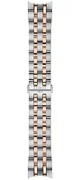 Paski i części Bransoleta Stalowa Tissot Bicolor Różowe Złoto 22mm Classic Dream T605045521