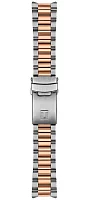 Paski i części Bransoleta Stalowa Tissot Bicolor Różowe Złoto 20mm PR516 Quartz Chrono T605050598