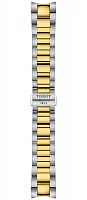 Paski i części Bransoleta Stalowa Tissot Bicolor Żółte Złoto 20mm PR 100 T605049798