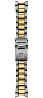 Paski i części Bransoleta Stalowa Tissot Bicolor Żółte Złoto 20mm Seastar T605048916