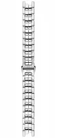 Paski i części Bransoleta Stalowa Tissot 7mm Flamingo T605036542