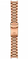 Paski i części Bransoleta Stalowa Tissot Różowe Złoto 20mm PRS 516 Quartz T605050599