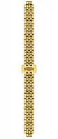 Paski i części Bransoleta Stalowa Tissot Żółte Złoto 10mm Lovely T605049749