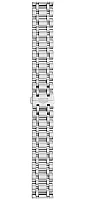 Paski i części Bransoleta Stalowa Longines 19mm Dolcevita Lady L600145254