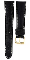Paski i części Pasek Skórzany Jaszczurka Czarny 20mm PASEK-P049-20-CZARNY