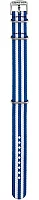 Paski i części Pasek Materiałowy Certina NATO Niebiesko-Biały 20mm DS PH200M C604020505