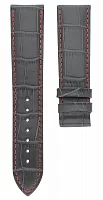 Paski i części Pasek Skórzany Certina Antracytowy z Czerwonym Przeszyciem 20mm DS Powermatic 80 C610018721