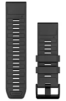 Paski i części Pasek Garmin QuickFit 26mm Fenix, Epix, Quatix 51mm Grafitowy Gumowy 010-13393-07