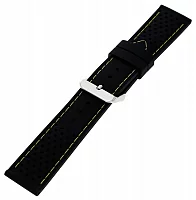 Paski i części Pasek Gumowy Czarno-Żółty 24mm PASEK-GUMA-CZ-Z-24