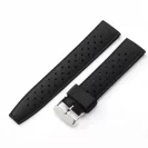 Paski i części Pasek Gumowy Czarny Tropic 22mm PASEK-TEC520-BK-22MM