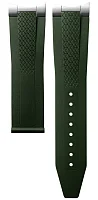 Paski i części Pasek Gumowy Longines Zielony 22mm Conquest Gent 42 L682170861
