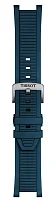 Paski i części Pasek Gumowy Tissot Niebieski T-Race 24mm z Zapięciem T603051790
