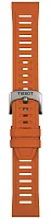 Paski i części Pasek Gumowy Tissot Pomarańczowy 21mm T-Touch Sport T603049212