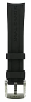 Paski i części Pasek Gumowy Tissot Czarny 19mm Seastar T603031421