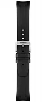 Paski i części Pasek Gumowy Tissot Czarny 22mm Seastar Quartz 2018-2020 T603042599