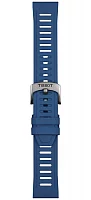 Paski i części Pasek Gumowy Tissot Granatowy 21mm T-Touch Connect Sport T603049210
