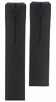 Paski i części Pasek Gumowy Tissot Czarny 21mm T-Touch II, T-Touch Expert T610026464