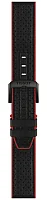 Paski i części Pasek Hybrydowy Tissot Czarny 20mm PR 100 T600049851