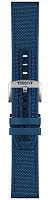 Paski i części Pasek Hybrydowy Tissot Niebieski 23mm T-Touch Connect Solar T604047744