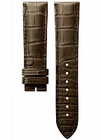 Paski i części Pasek Skórzany Longines Aligator Brązowy 21mm Master Collection L682166866