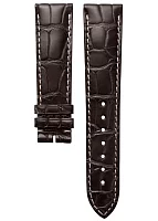 Paski i części Pasek Skórzany Longines Aligator Brązowy XL 21mm Master Collection L682110300