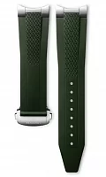 Paski i części Pasek Gumowy Longines Zielony 19mm Conquest 38mm z Zapięciem L600172909