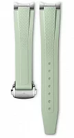 Paski i części Pasek Gumowy Longines Miętowy 17mm Conquest Lady 34mm z Zapięciem Motylkowym L600170799