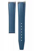 Paski i części Pasek Gumowy Longines Niebieski 17mm Conquest Lady L682170821