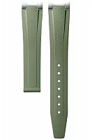 Paski i części Pasek Gumowy Longines Zielony 17mm Conquest Lady L682171275