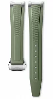 Paski i części Pasek Gumowy Longines Zielony 17mm Conquest Lady 34mm z Zapięciem Motylkowym L600171345