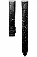 Paski i części Pasek Skórzany Longines Czarny 13mm Lyre, Presence L682100657