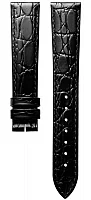 Paski i części Pasek Skórzany Longines Czarny 16mm Presence, Lyre L682144610