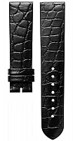 Paski i części Pasek Skórzany Longines Czarny 18mm La Grande Classique De Longines, Agassiz L682101238