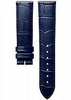 Paski i części Pasek Skórzany Longines Granatowy 20mm Presence Lyre L682155245