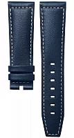 Paski i części Pasek Skórzany Longines Niebieski 22mm Spirit 42mm L682160146