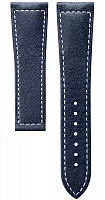 Paski i części Pasek Skórzany Longines Granatowy 22mm Spirit Zulu Time L682165905