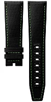 Paski i części Pasek Materiałowy Longines Czarny 22mm Spirit Pilot Flyback Column-Wheel 42 L682166399