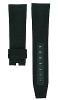 Paski i części Pasek Materiałowy Longines Czarny 22mm Ultra-Chron L682171681