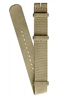 Paski i części Pasek Materiałowy Longines NATO Beżowy 21mm Spirit Flyback 39/42 L682169868